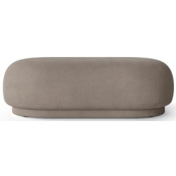 Ottoman Rico – Brushed warm grey - Ferm Living