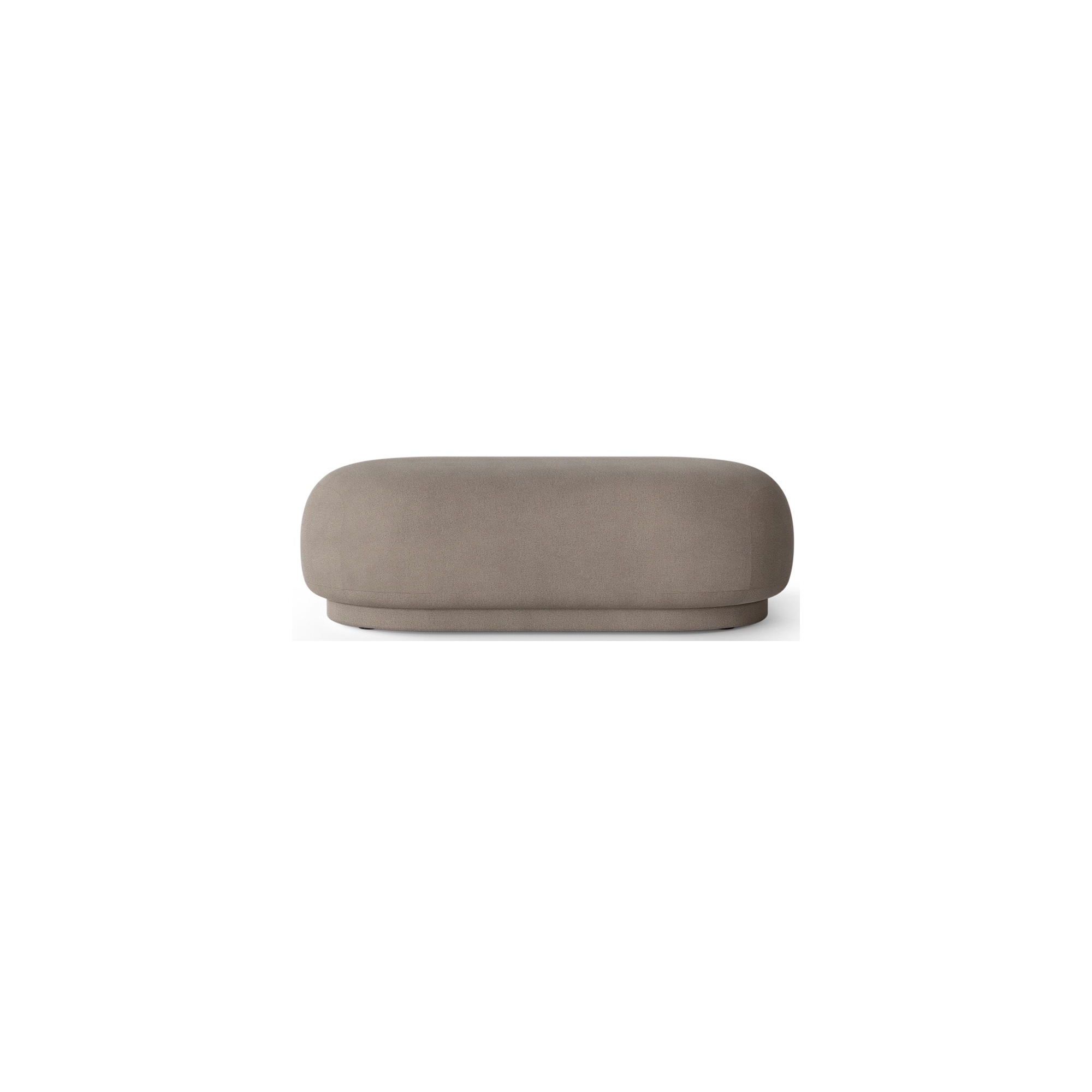 Ottoman Rico – Brushed warm grey - Ferm Living