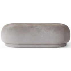 Ferm Living – Ottoman Rico, Faded Velvet 17 Concrete