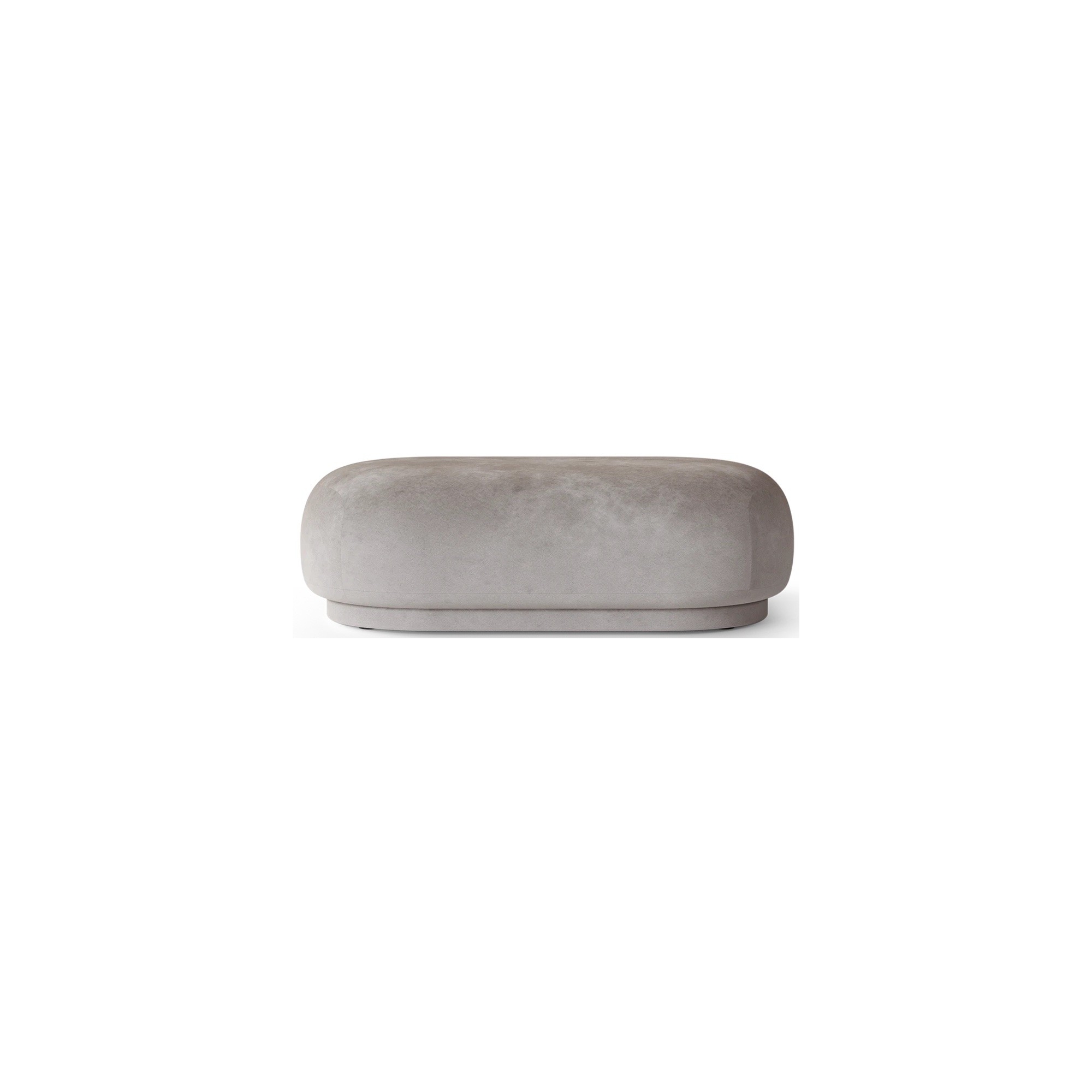 Ferm Living – Rico ottoman, Faded Velvet 17 Concrete