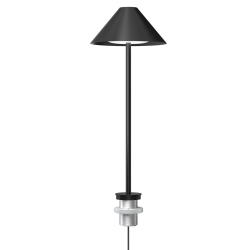 Lampe de table Keglen noire à tige - Louis Poulsen