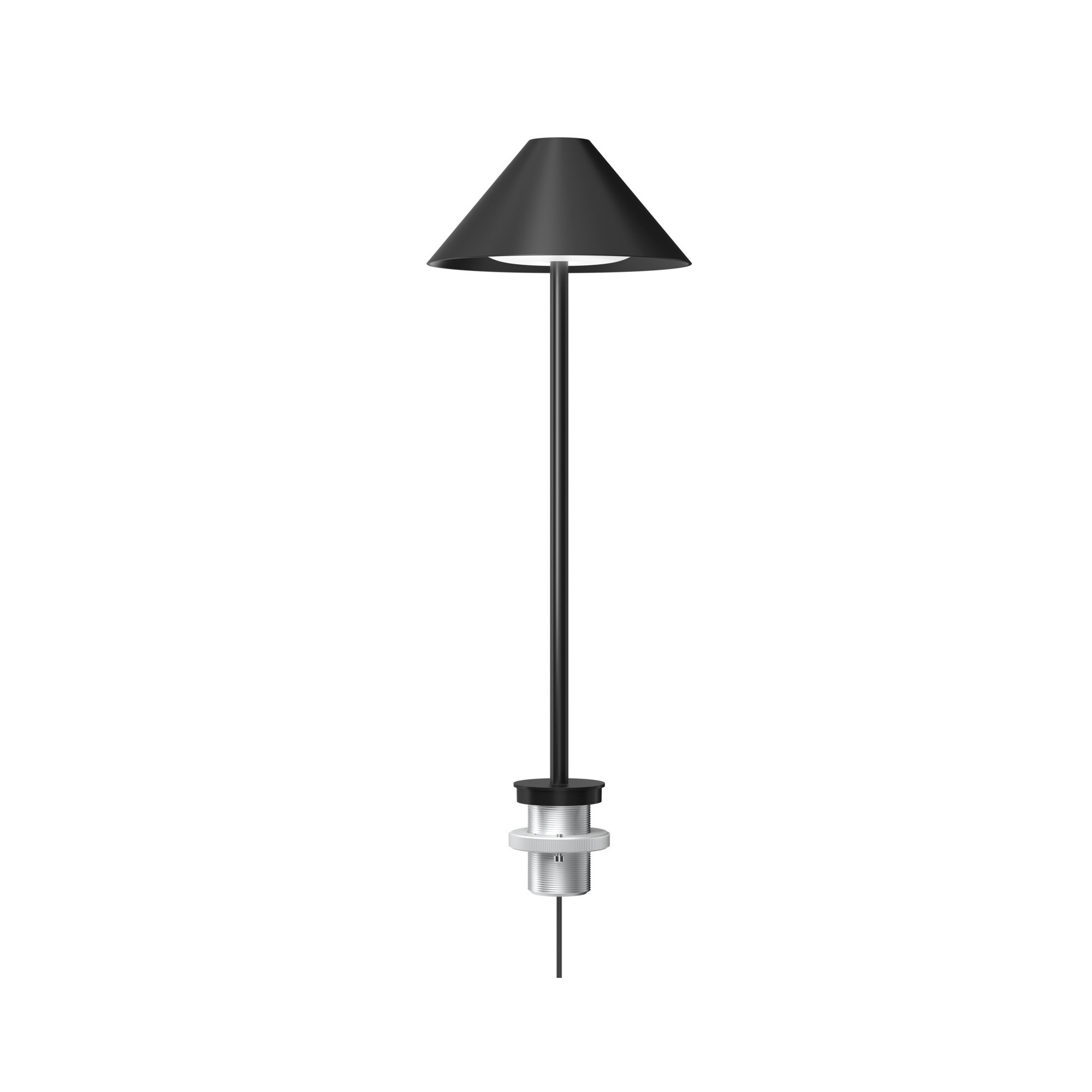 Lampe de table Keglen noire à tige - Louis Poulsen