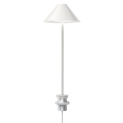 Keglen Table lamp with pin, white - Louis Poulsen