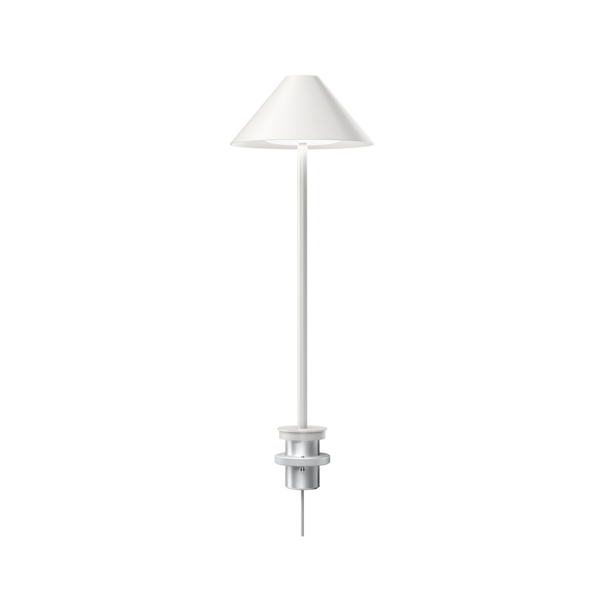 Keglen Table lamp with pin, white - Louis Poulsen