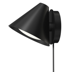 Keglen Wall lamp, black - Louis Poulsen