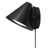 Keglen Wall lamp, black - Louis Poulsen