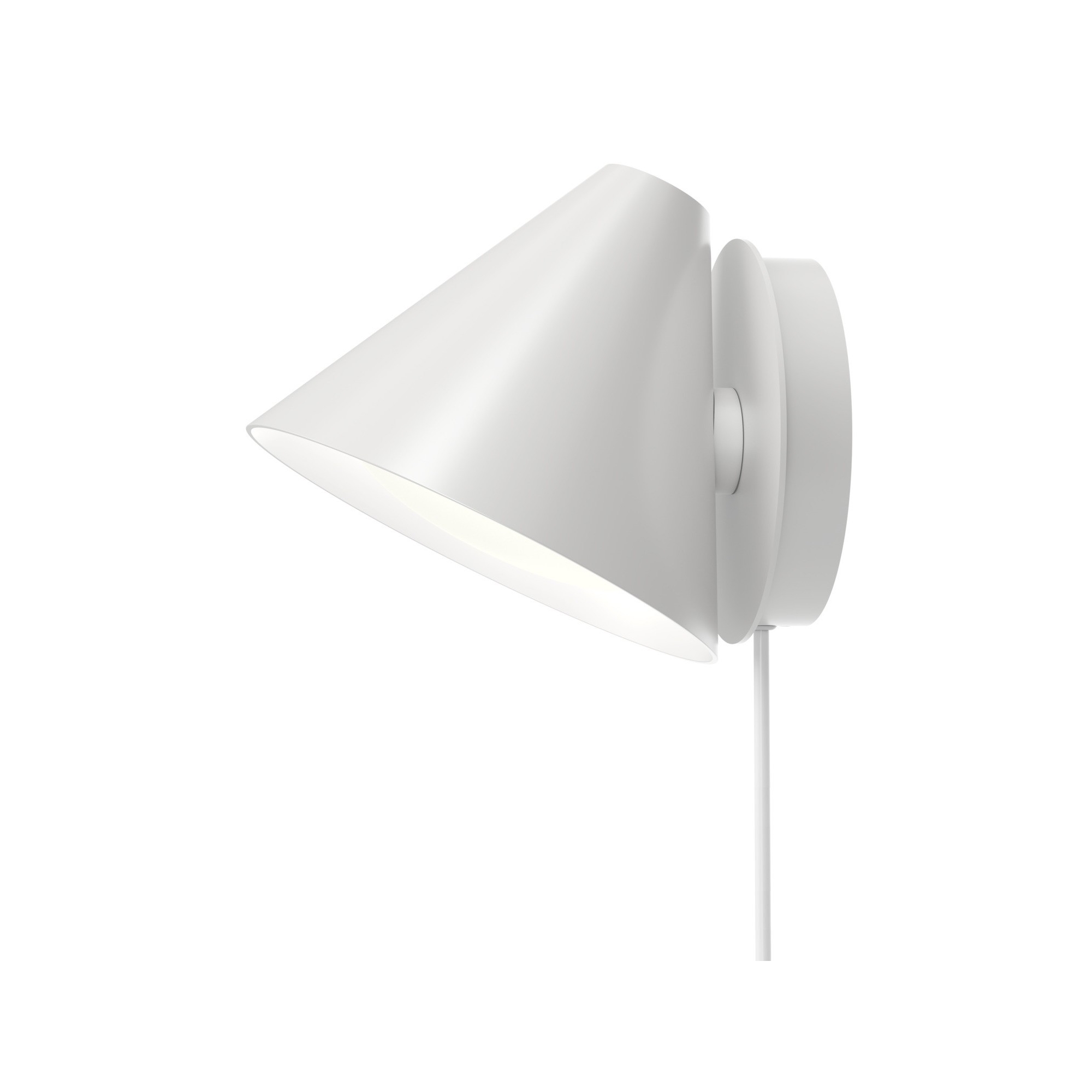 Keglen Wall lamp, white - Louis Poulsen