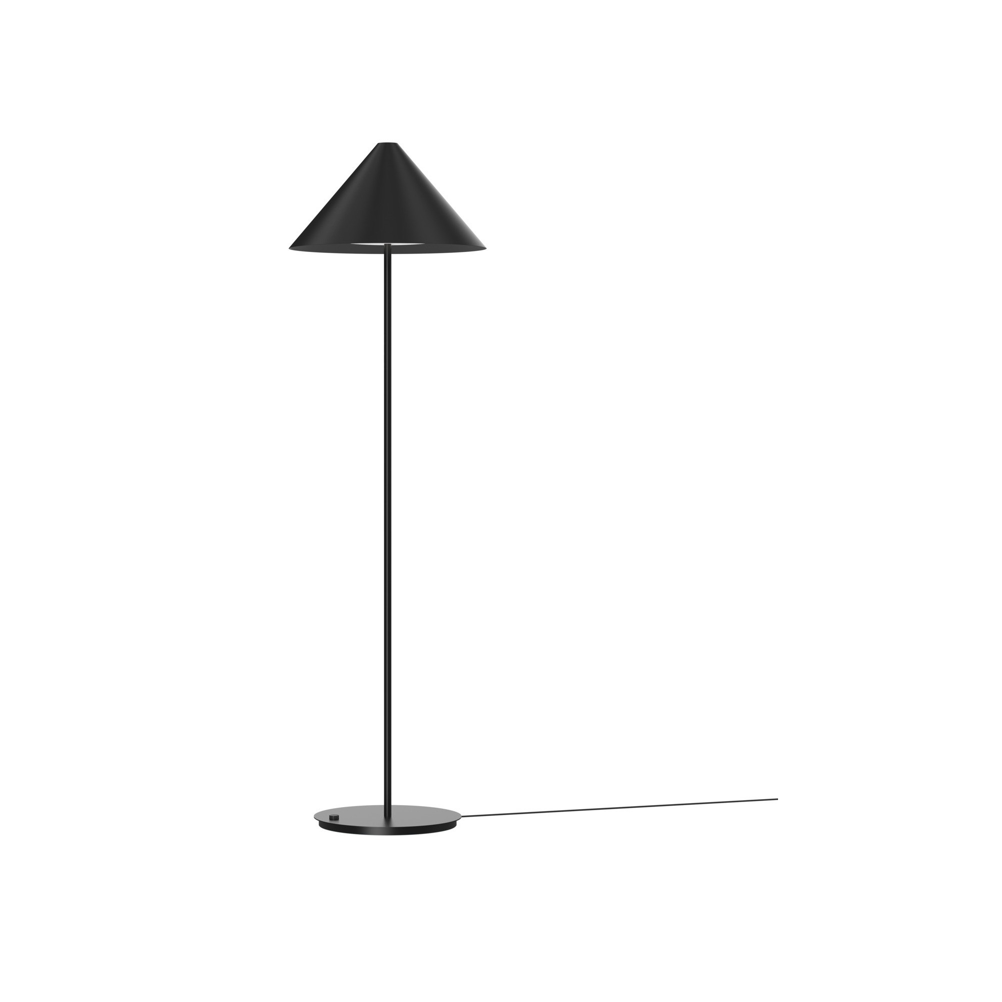 Keglen Floor lamp, black - Louis Poulsen