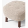 Little Petra pouf – Karakorum 003 + oiled Walnut - &Tradition