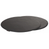 leather Raw black - seat cushion for Series 7 - Fritz Hansen