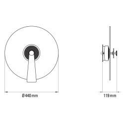 Pan wall lamp - DCW éditions