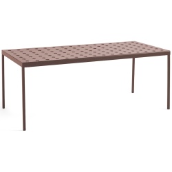 Iron Red – Balcony Table 190x87 cm - HAY