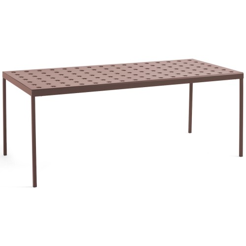 Iron Red – Balcony Table 190x87 cm - HAY