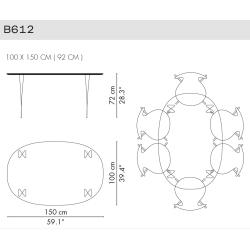 B612 - Table Serie - Fritz Hansen