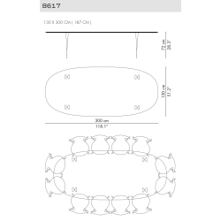 B617 - Table Serie - Fritz Hansen