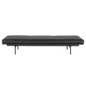 Daybed Outline – cuir Refine noir - Muuto