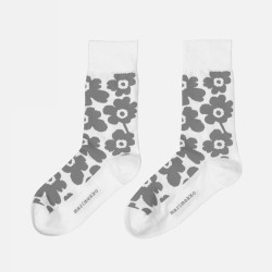 Kirmailla Unikko - 199 gris - chaussettes Marimekko