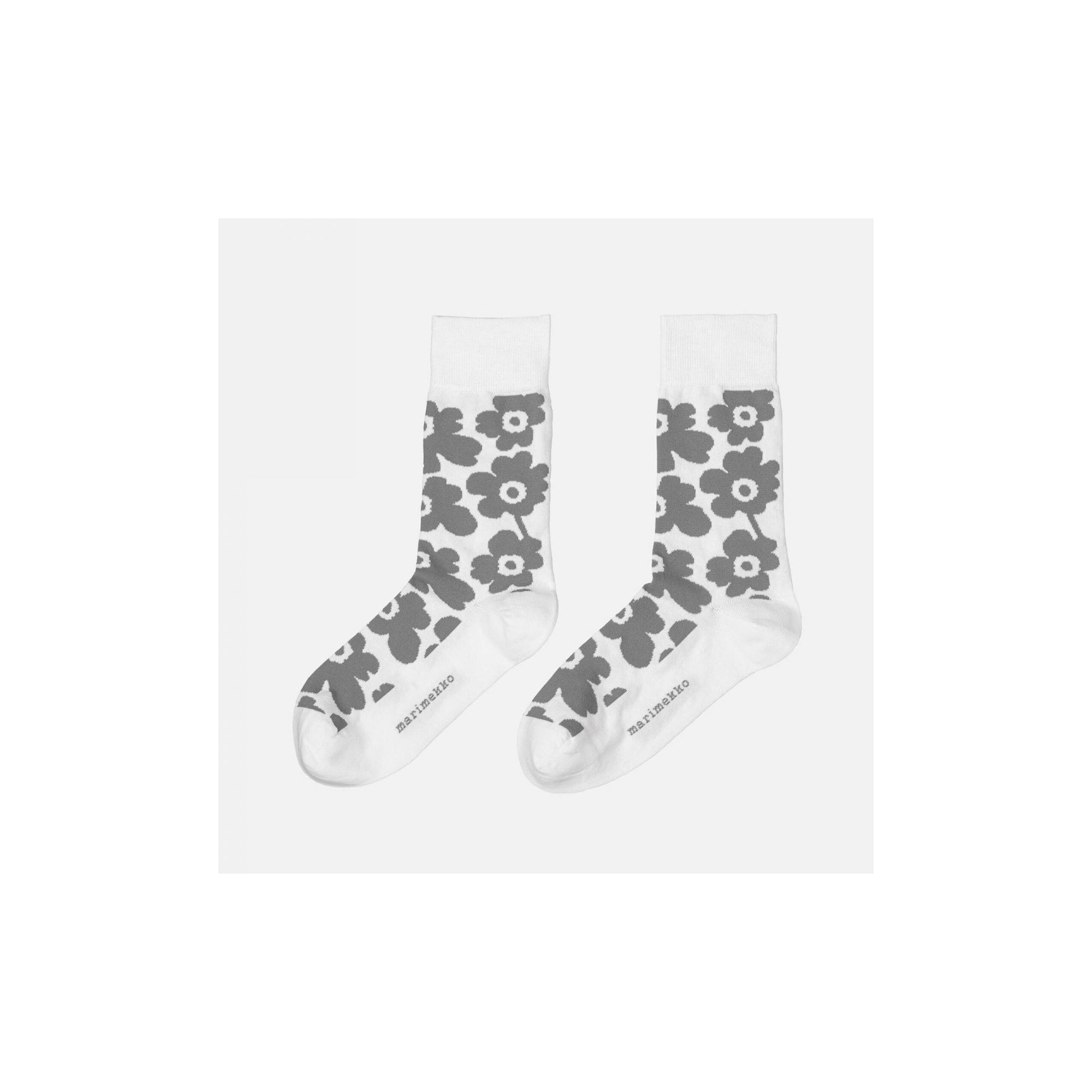 Kirmailla Unikko - 199 grey - Marimekko socks