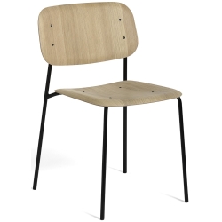 oak + black legs - Soft Edge 40 chair - HAY