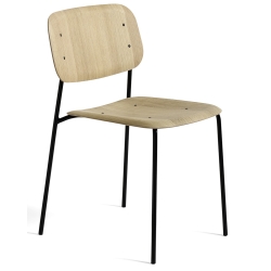 oak + black legs - Soft Edge 40 chair - HAY