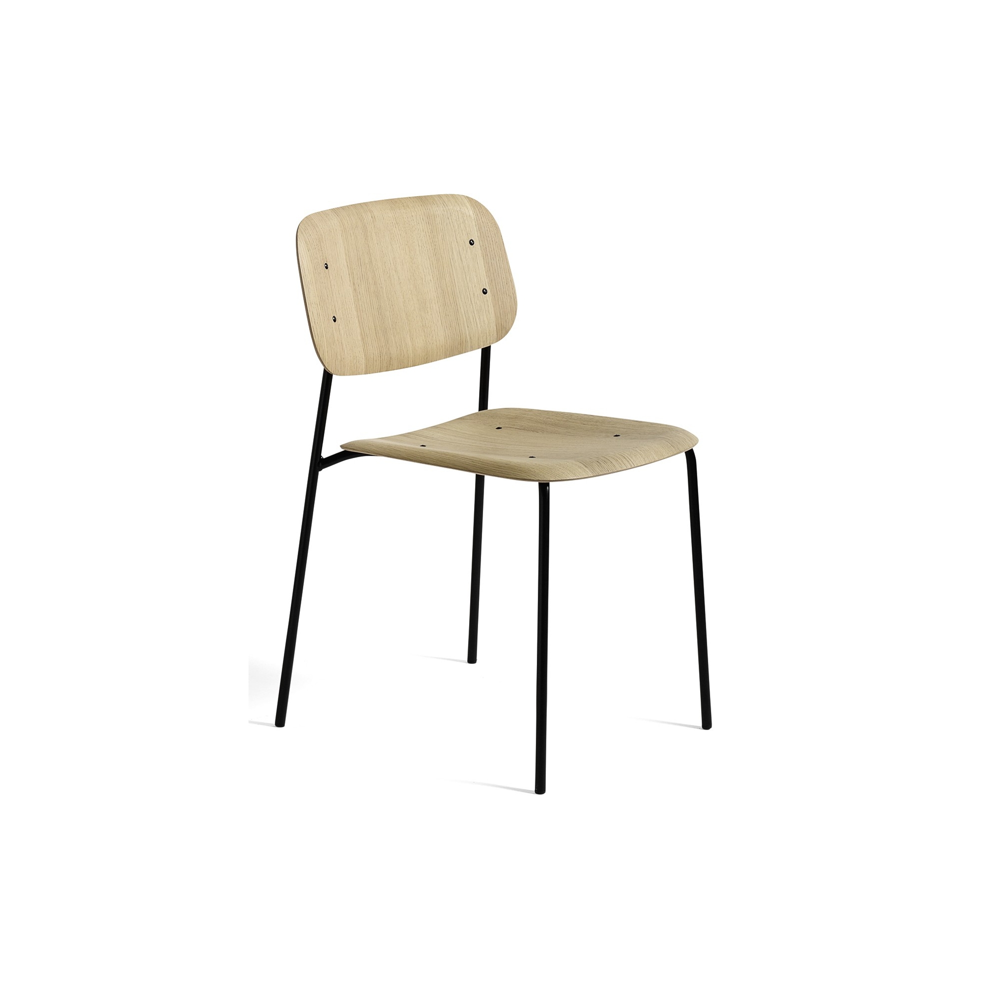 oak + black legs - Soft Edge 40 chair - HAY