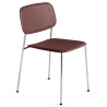 Fall red stained oak + chrome legs - Soft Edge 40 chair - HAY