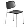 black + chromed legs - Soft Edge 45 polypropylene chair - HAY