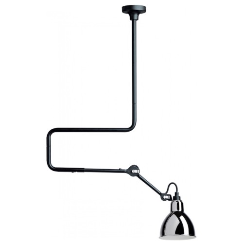 noir / rond chrome - Gras 312 - suspension - DCW éditions