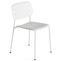 blanc + pieds blancs - chaise polypropylene Soft Edge 45 - HAY