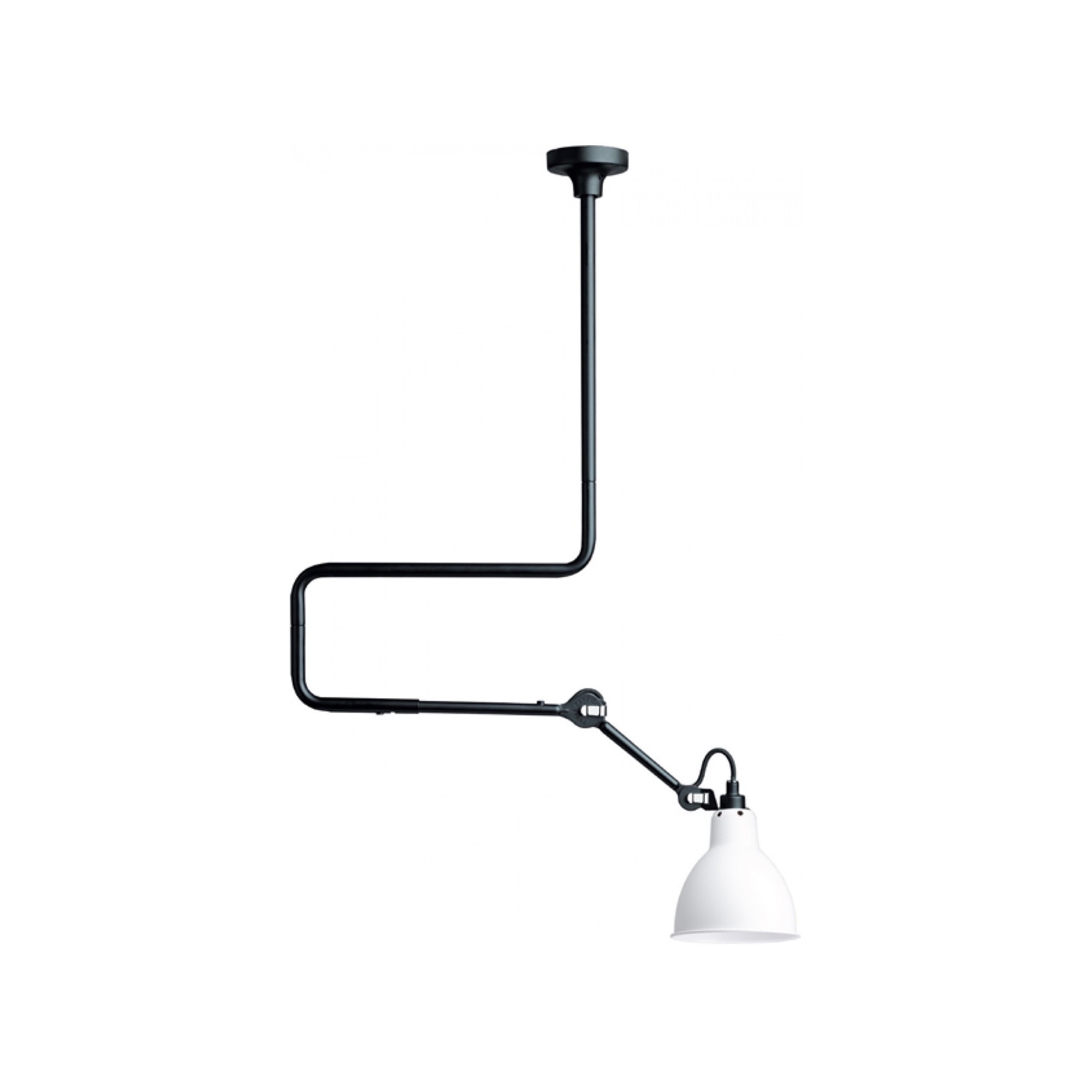 black / round white - Gras 312 - pendant - DCW éditions