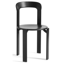 Deep black - REY chair - HAY