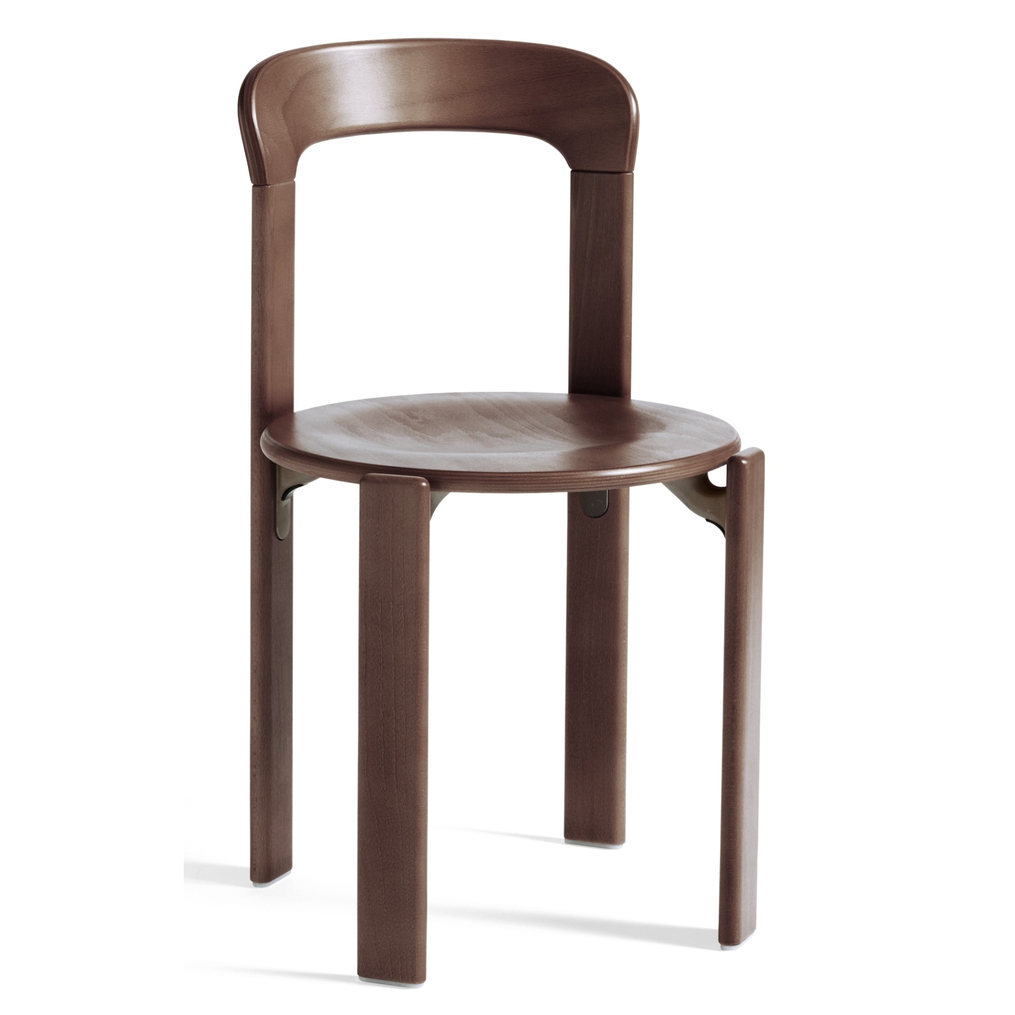 Umber brown - REY chair - HAY