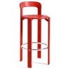 REY bar stool H65cm, Scarlet red - HAY