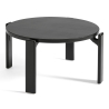 Deep black - REY coffee table - HAY