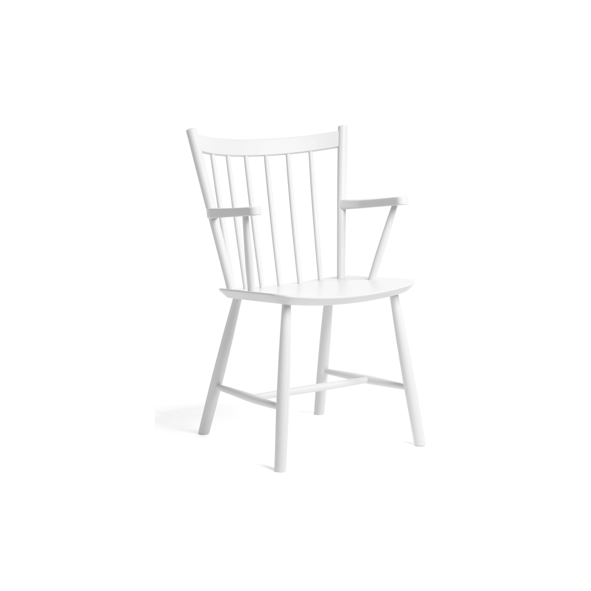 White stained beech - J42 chair - HAY