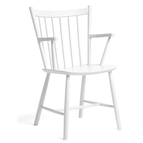 White stained beech - J42 chair - HAY