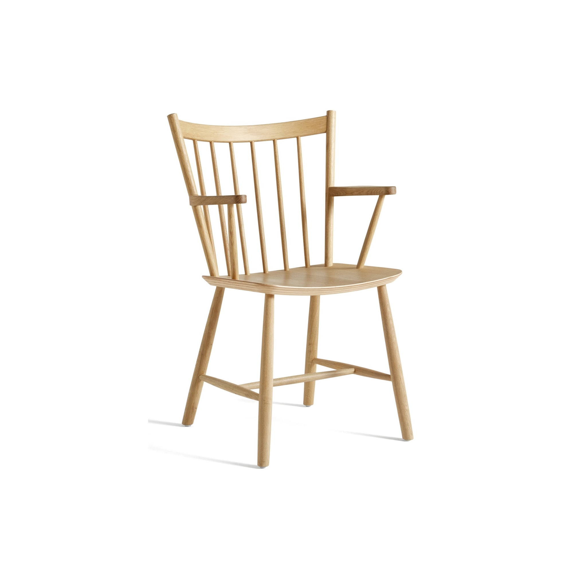 matt lacquered oak - J42 chair - HAY