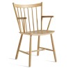 matt lacquered oak - J42 chair - HAY