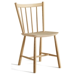 matt lacquered oak - J41 chair - HAY