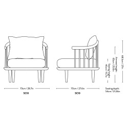 fauteuil Fly SC10 - &Tradition