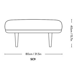 Fly footrest SC9 - &Tradition