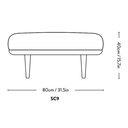 Fly footrest SC9 - &Tradition