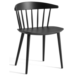 black stained beech - J104 chair - HAY