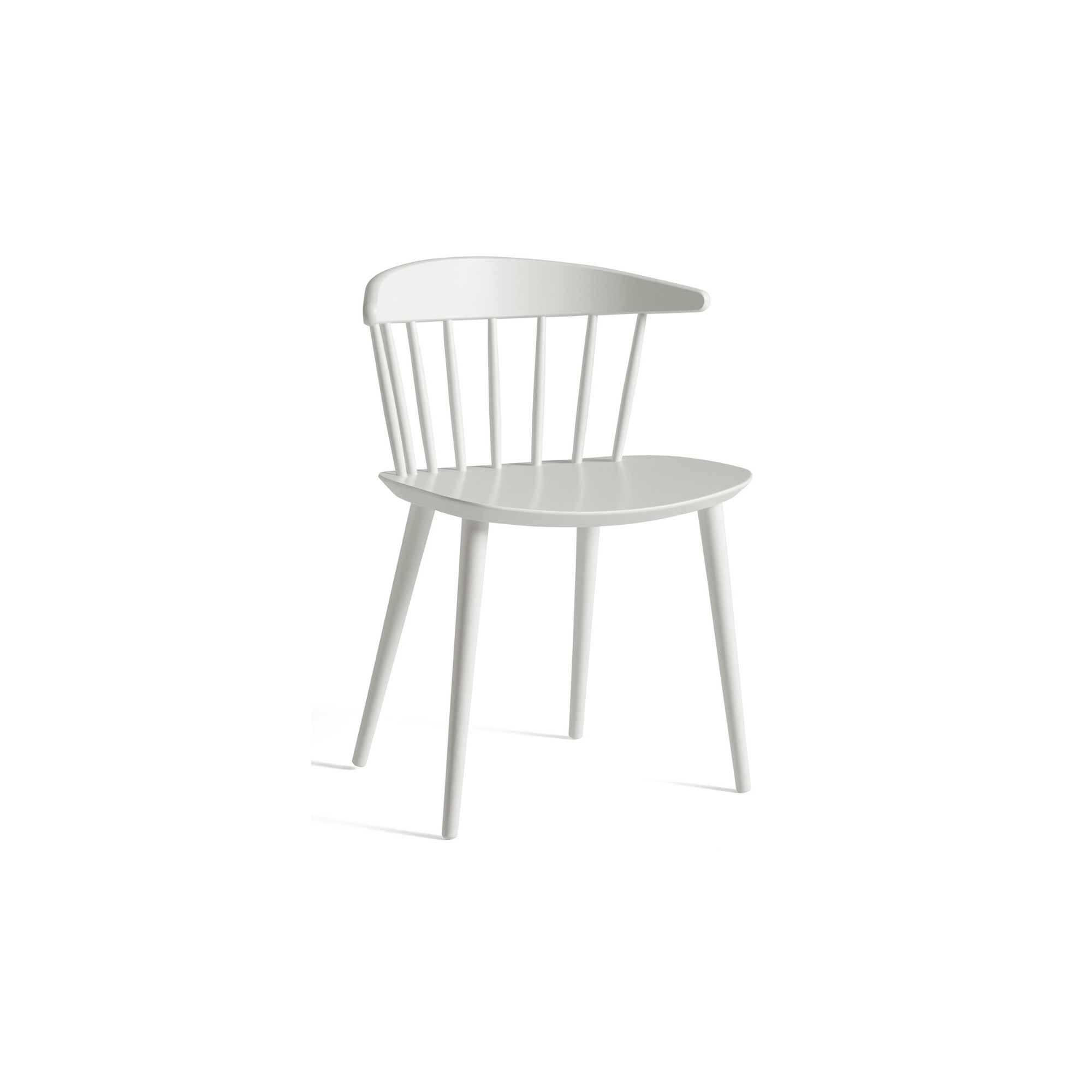 Hêtre teinté blanc - chaise J104 - HAY