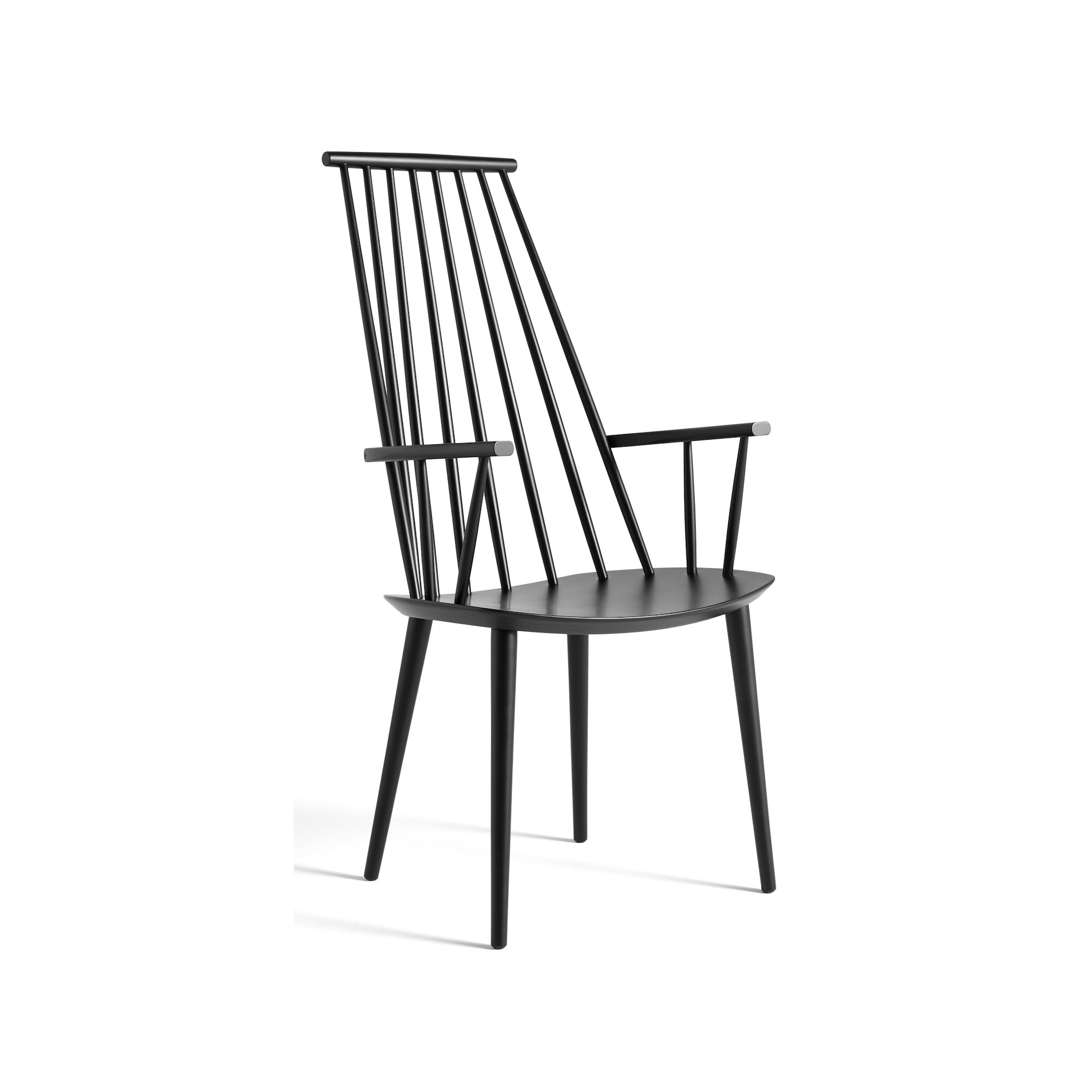 black stained beech - J110 chair - HAY