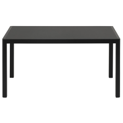 140 x 92 cm – plateau linoléum noir + base noire – Table Workshop - Muuto