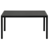 140 x 92 cm – black linoleum tabletop + black base – Workshop Table - Muuto