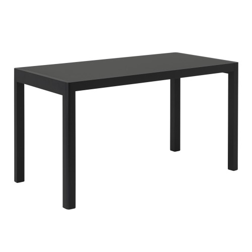 130 x 65 cm – black linoleum tabletop + black base – Workshop Table - Muuto