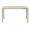 130 x 65 cm – plateau linoléum gris chaud – Table Workshop - Muuto