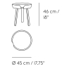 white - Small Around Table - Muuto